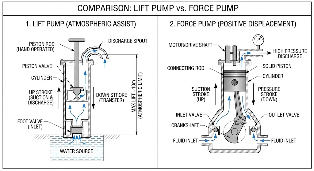 The Two Main Types of Piston Pumps