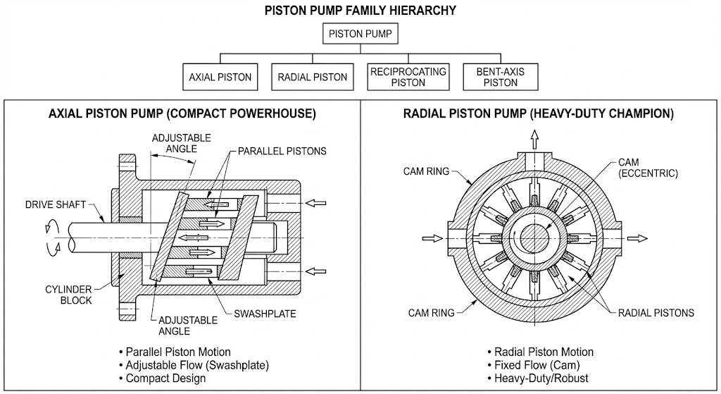 The Types of Piston Pumps