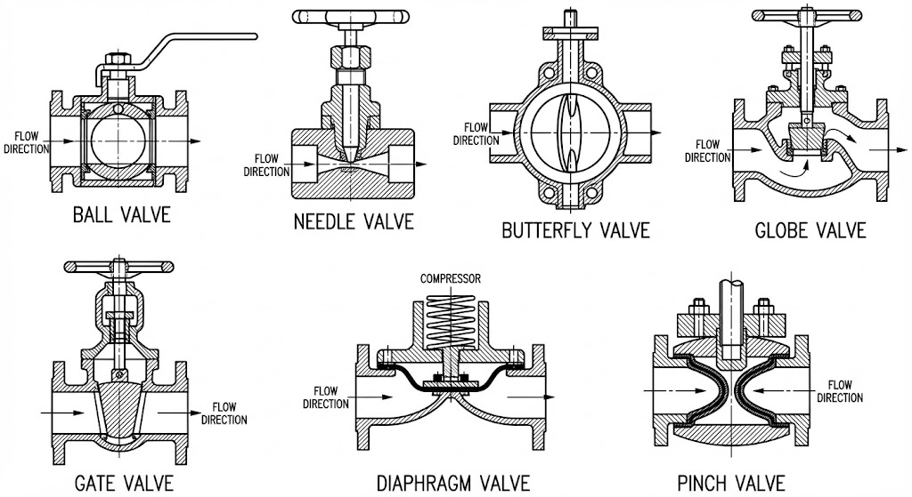 Types of Flow Control Valves
