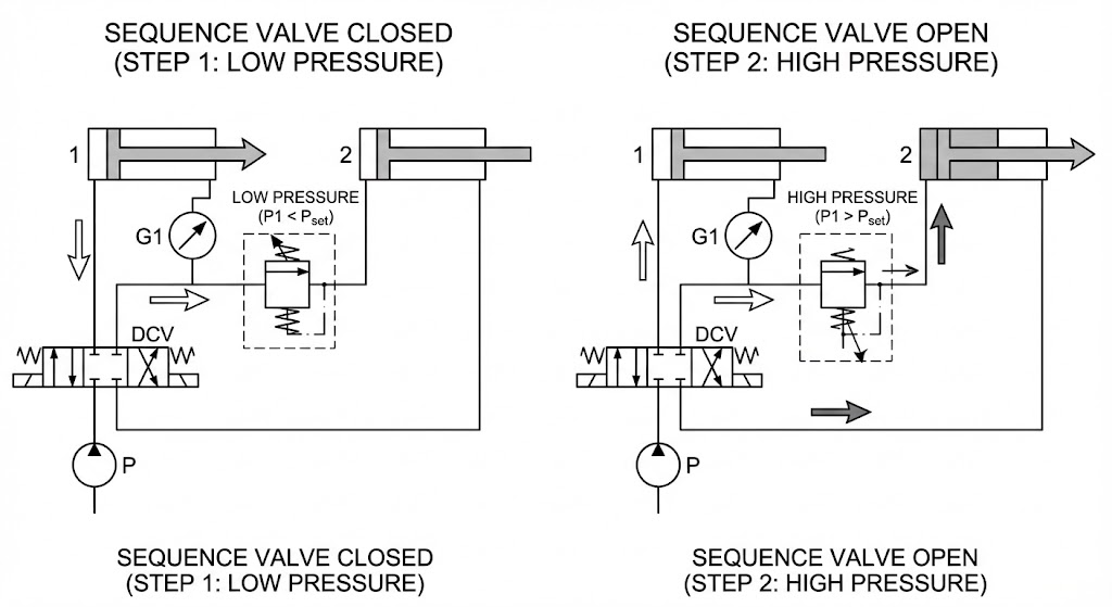 What is a Pressure Sequence Valve