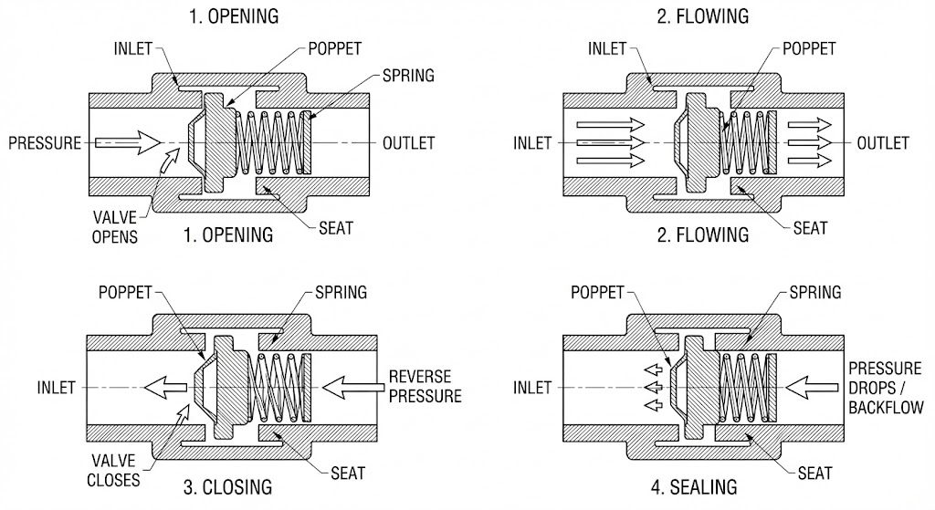 How Does a Single Direction Valve Work