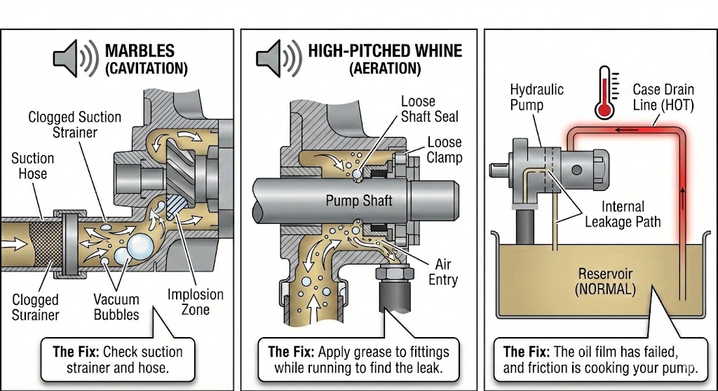 Troubleshooting: Diagnosing by Sound and Heat